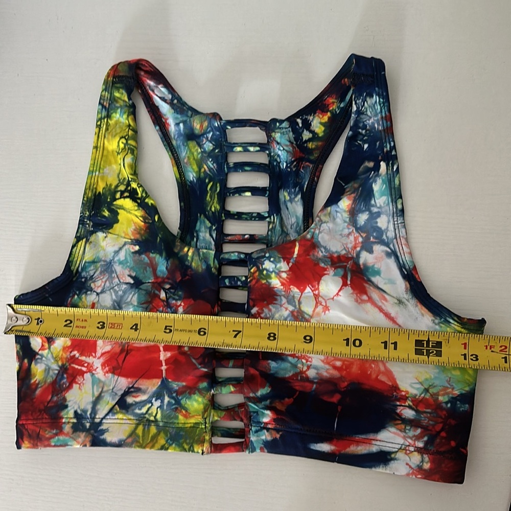 Zumba Worldwide Tie Dye Bra Sports Bra Zumba Wear Size S - Picture 4 of 8